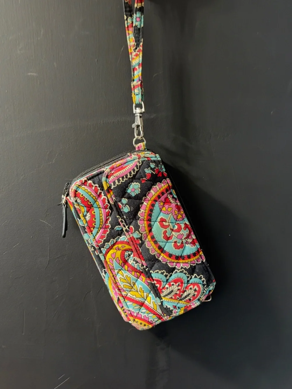 Vera Bradley All-In-One *No crossbody strap*  (Wristlet) Parisian Paisley